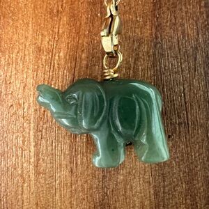 Jade Elephant Pendant
